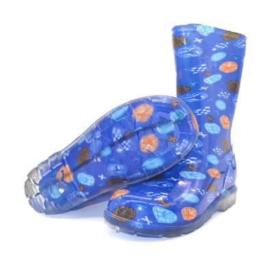 China Wholesale Waterproof Waterproof PVC Insulated Child Wellington Gum Shoes Toddler Ankle Rubber Rain Boots for sale