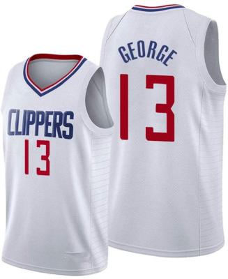 China NBAClippers2#Mini Truck Leonard 13# Paul George Embroidery Basketball Tank Top QUICK DRY Wholesale for sale