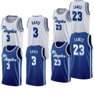 China New James 23 The Bron James Davis QUICK DRY Retro Retro Singlet Basketball Embroidered Foreign Trade for sale