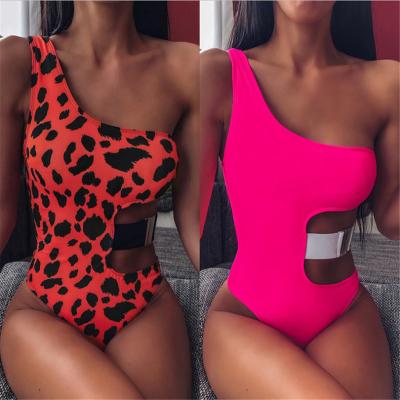 China Hot Selling 2022New Lady One-Shoulder Sexy One-Piece Belt Swimsuit Hot Selling for sale