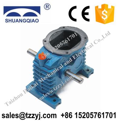 China arc-shaped bevel gear reducer for paddle wheel aerator, gear box, 4 spline reducer for sale