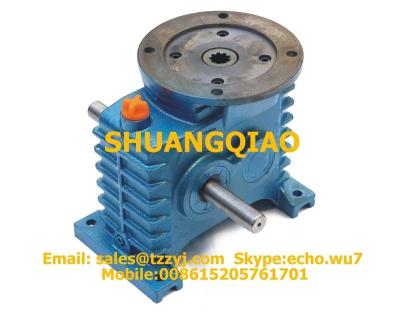 China arc-shaped bevel gear reducer for paddle wheel aerator, gearbox, 9 spline reducer for sale