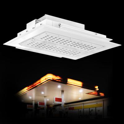 China Explosion proof recessed warehouse 60w 80w 100w led light fixtures canpony led canopy light gas station for sale