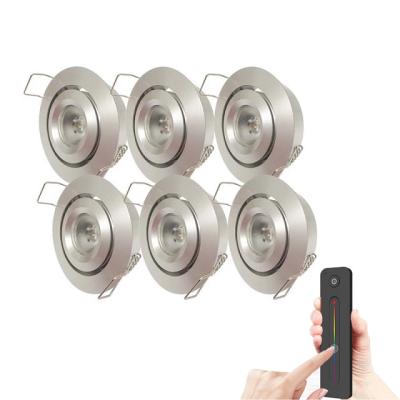 China WAREHOUSE for hotel ceiling lighting airport tunnel lighting remote control led mini downlight for sale