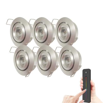 China Embeded remote control AC86-265v mini led downlight for hotel ceiling lighting for sale