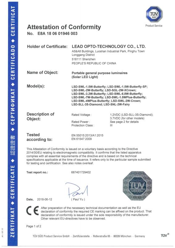 EMC - Lead Opto-Technology Co., Limited