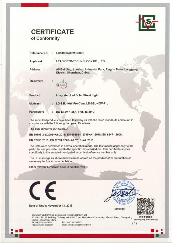 CE - Lead Opto-Technology Co., Limited