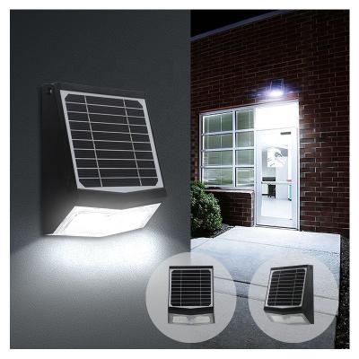 China Customer Selected Big Brands Polycarbonate 5W 500lm Solar Led Wall Sensor Light For Commercial Garden Lighting for sale