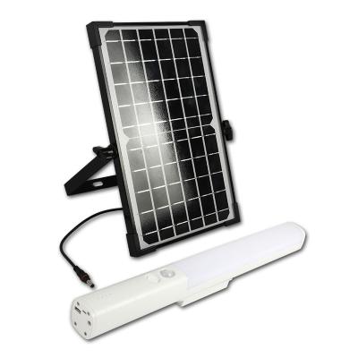 China Flexible Warehouse Multifunctional Solar Or USB Rechargeable Led Camping Light With Separate Solar Panel for sale