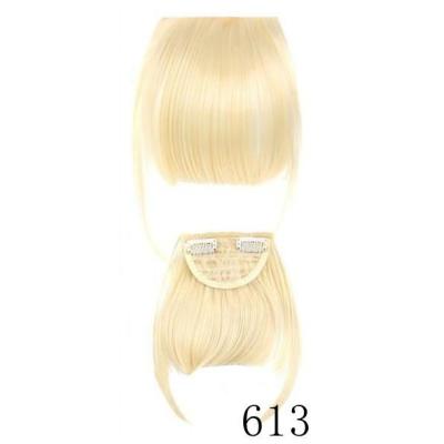 China Air Bangs Wholesale Custom European Fashion Girls Air Bang Synthetic Hair Piece Heat Resistant Hair Extensions For Black Women for sale