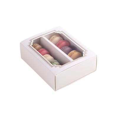 China Nice design handmade fancy macarons or chocolate food packaging box supplier for sale