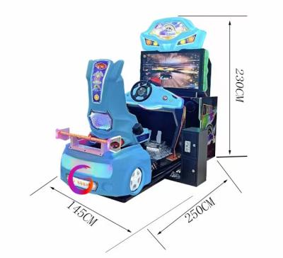 China 110/220V Electric Single Car Racing Arcade Game Machines Sit Down Driving Indoor Amusement for sale