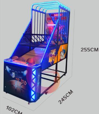 China Customized Full Size Kids Coin Operated Basketball Game Electronic Basketball Arcade Machine for sale