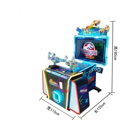 China OEM Arcade Video Game Machine Dinosaur Park Gun Shooting Game Machine For Kids for sale