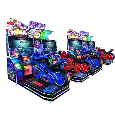 China 2 Players Motorcycle Racing Arcade Machine 250W Arcade Entertainment Equipment for sale