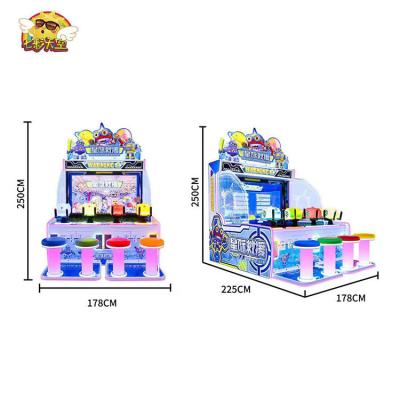 China Amusement Four Person Water Shooting Arcade Game Machine 220V Coin Operated for sale