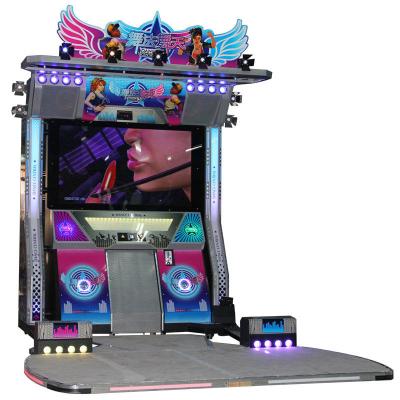 Κίνα Dance Dance Revolution Arcade Machine μουσική τύμπανο κέρμα λειτουργούν παιχνίδια μηχανή 600W προς πώληση