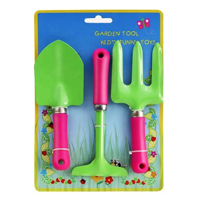 China Kindergarten Mini Tool Kit Metal Tools Plant Kit Educational Toys Portable Gardening Garden for sale