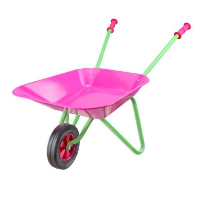 China Metal& Plastic wheelbarrow from KidsToy for gardening and outdoor activities for sale