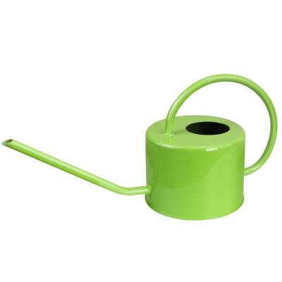 China Outdoor Indoor Decorative Garden Water Cans Galvanized Metal Watering Can with Easy Pour Gooseneck Spout for Home Plant Watering for sale