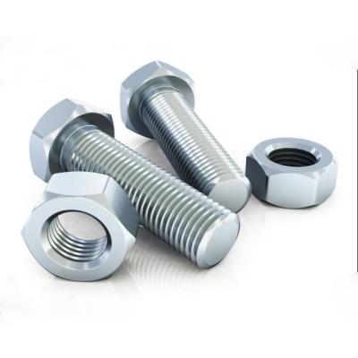 China Hebei Handan Supplier M 20*175 bule steel zinc blue zip plated hex bolt heavy grade 8.8 for sale