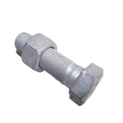 China Healthcare Fasteners M8-36 Galvanized Grade 8.8 12.9 Hex Bolts HDG Bolts And Nuts for sale