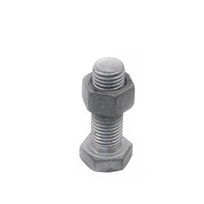 China Steel Metric Steel Hot Dip Galvanized M6-M36 Grade 8.8 Fastener DIN931 Bolts Hex Head Bolts for sale