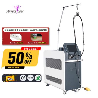 China Hot Sale 755nm Long Pulse Laser Hair Removal Laser Hair Removal Machine Alexandrite Equipment 1064 for sale