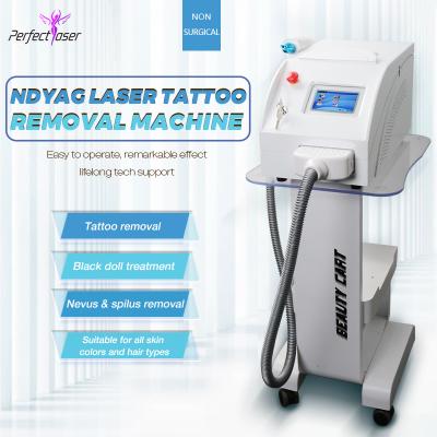 China Dye Removal ND Yag Laser Tattoo Removal System Black Doll Treatment Q Switch ndyag machine for sale