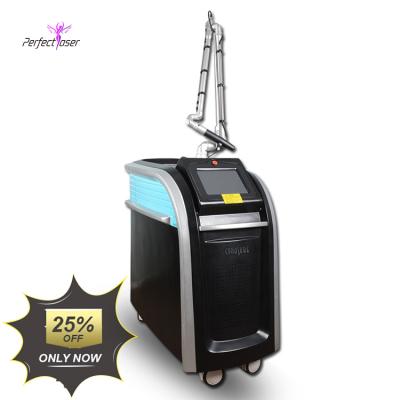 China Pigment Removal 2021 Dual Crystal Double Rods Pico Laser 1064nm 532nm Picosecond Laser Tattoo Removal Machine Q Switched Factory Price for sale