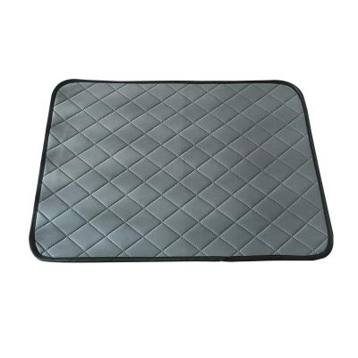 China Soft Smooth Waterproof Adult Bed Changing Mat Washable Gray Color Incontinence Diaper Pads Underpads For Elderly for sale