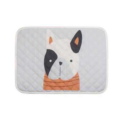 China Wholesale Custom Cool Mat Dog Puppy Cooling Mat Printing Dog Bed Cool Mat 65x50 50x40 40x30 for sale