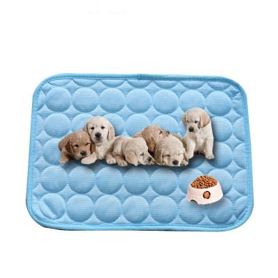 China Summer Waterproof Cooling Cat Puppy Dog Cooling Mat and Washable Sleep Pad Bed Self Protection Cooling Blanket for Pets, Kids and Adults for sale