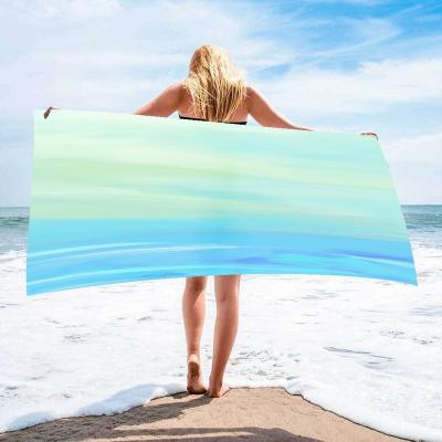 China QUICK DRY Custom 6 Styles Or Any Other Pattern Handuk Pantai Microfiber Design Summer Beach Towel for sale