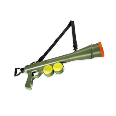 China Stocked Gun Toy Launcher Dog Custom Logo Tennis Ball Automatic Ball Launcher For Dog for sale