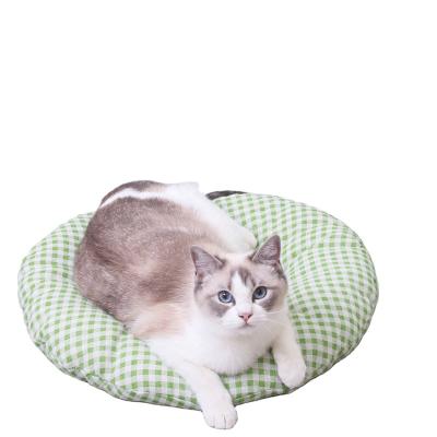 China Four Seasons General Summer Breathable Luxury Double-Sided Cotton Dog Cat Bed For Cute Pets Pet Beds for sale