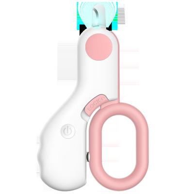 China Stocked Luminous Bloodline Cat Scissors Pet Nail Clipper LED Pet Nail Clipper Gravity Nail Clipper for sale