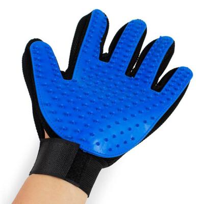 China Factory stocked directly sell custom glove left hand mitten dog pet brush gloves for sale