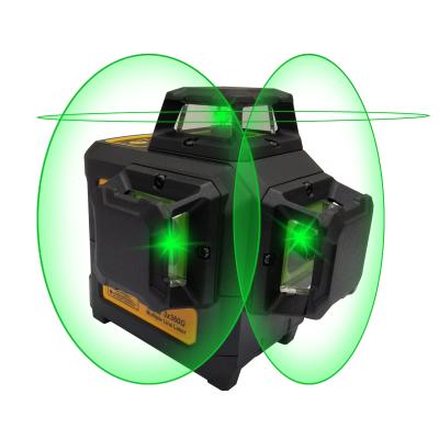 China laser level green beam cross 12 line self leveling construction 3d auto rotary level laser level 360 degree laser tool 160*160*185mm for sale