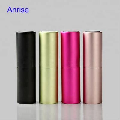 China Custom Made Colors 20ml Personal Care Aluminum Tube Perfume Atomizer With Spray Glass Bottle Inside for sale