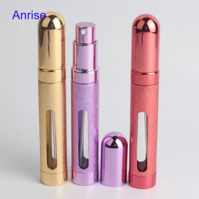 China Personal Care Precision 12ml Small Size Aluminum Perfume Atomizer Bottles Colorful Aluminum Travel Portable Refills Perfume Spray Bottles for sale