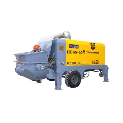 China Hotels Customizable Diesel Concrete Mixer And Pump Factory Price for sale