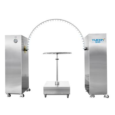 China Suitable  IPX3-4 R800 mm Oscillating Tube Rain Test Machine with Flow Sensor for sale