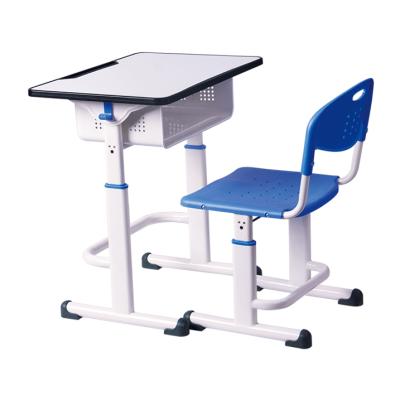 China Old School Furniture Height Adjustable Student Used Modern Table And Chair for sale