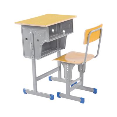 China Zhejiang Manufacturer Modern School Furniture Student Study Reading Chair And Table for sale