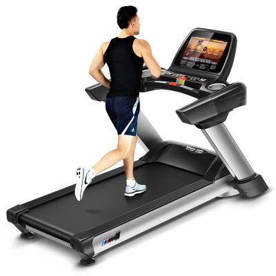 China YPOO Commercial Treadmill AC Motor Fitness Treadmill Machine Luxury Commercial Gym Treadmill With TV Electric Running Machine for sale