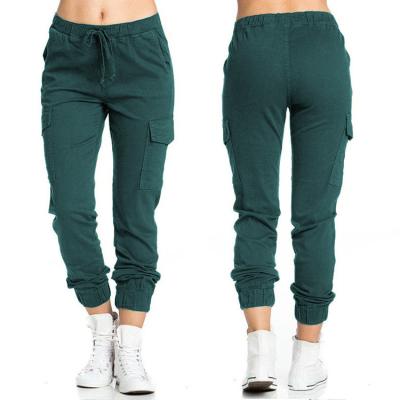 China 2022 New Style Casual Anti-wrinkle Spring Women Breathable Logo Pant and Pants High Waist Female Cargo Pants for sale