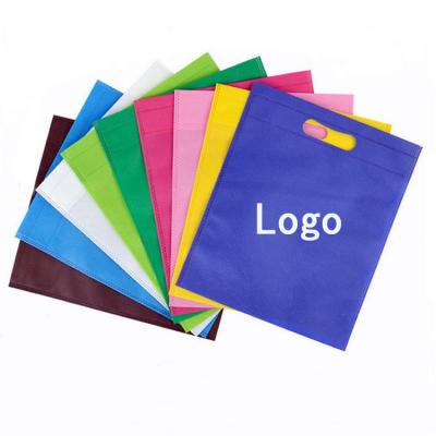 China Eco Friendly Non Woven Bag Handled Die Cut Bags For Shopping Standard Size 35*45cm for sale