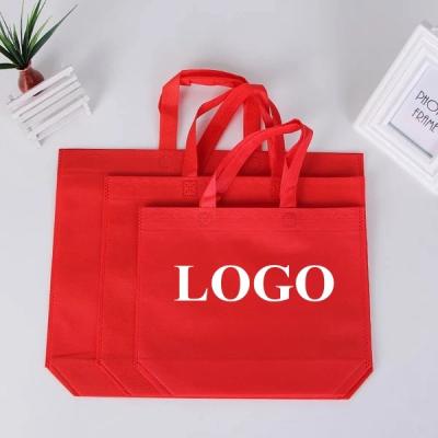 China Cheap Custom Non Woven Storage Bag Tote Fabric Reusable Non Woven Shopping Bag Eco - Friendly for sale