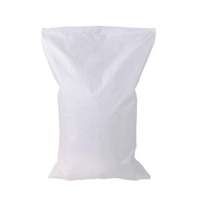 China Tile PP Chicken Feed Shopping Bag Capacity Recyclable Plastic Calcium Woven PP Woven Rice Packing Bag 50kg Large for sale